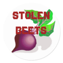 beet round stickers
