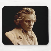 Beethoven bust statue mousepads