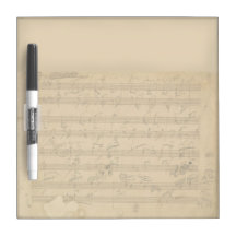 Beethoven Hammerklavier Manuscript Dry Erase Whiteboards