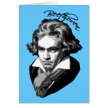 Beethoven Portrait on T shirts, Mugs, Gifts Card