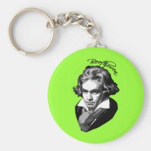 Beethoven Portrait on T shirts, Mugs, Gifts Keychain