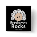 Beethoven Rocks Button