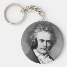 Beethoven Rocks Keychains