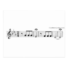 Beethoven Symphony No. 5 Postcard
