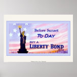 Before Sunset  ~ Vintage U.S. WW1 Poster