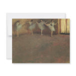 Before the Ballet (detail) by Edgar Degas Custom Invitations