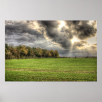Before the Rain Countryside Poster Print posters