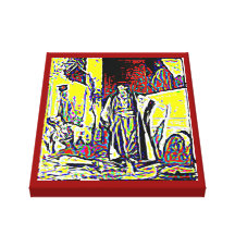 Before the Rooser Crows Canvas Print