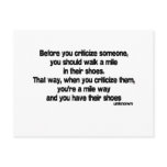 Before You Criticize quote