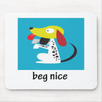 Beg Nice Cute Puppy mousepads