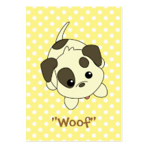 Begging Puppy Business Card Template