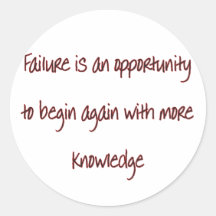 Begin Again Round Stickers