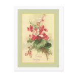 Begonia Birthday Greetings postcards