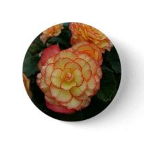 Begonia Pinback Buttons