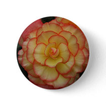 Begonia Pinback Buttons