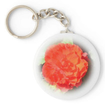 Begonia Flower Key Chain