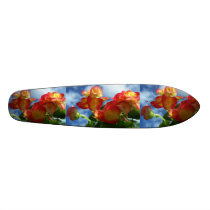 Begonia Flowers on a Skateboard