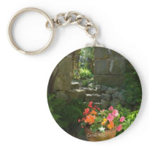 "Begonia  Granite Garden" Key Chains