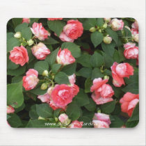 "Begonia Pink Garden" Mousepad