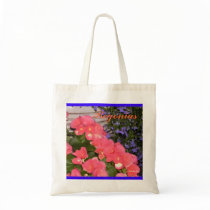 "Begonias Blue" Budget Bag