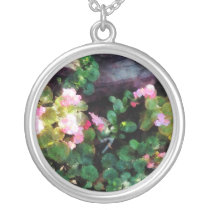 Begonias By Stone Wall Necklaces