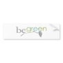 beGreen3 Bumper Sticker
