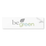beGreen Bumper Sticker