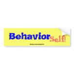 BehaviorSelf! II Bumper Sticker