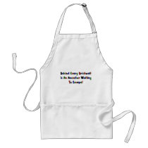 Behind Every  Brickwall Is... Apron