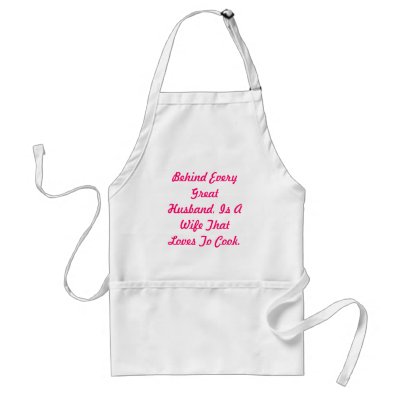 Behind Every Great Husband, Is A Wife That Love... Apron by jeceress