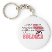 Behind every Soldier Key Chain