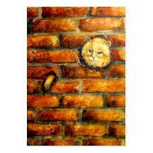Behind The Brick Wall ACEO Art Trading Cards Business Card Templates