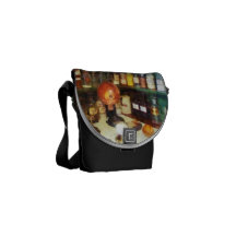 Behind the Counter at the Drugstore Messenger Bag
