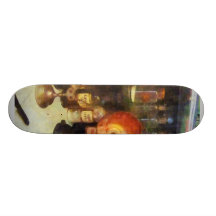 Behind the Counter at the Drugstore Custom Skate Board