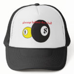 Behind the eight ball ( baseball cap) mesh hat