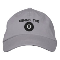 Behind The Eight Ball Embroidered Hat