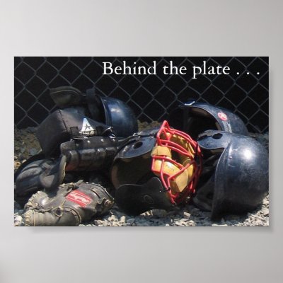Behind the Plate Print by marjie2