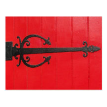 Behind the Red Door? Postcard