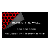 Behind The Wall business cards