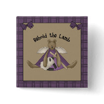Behold the Lamb Button