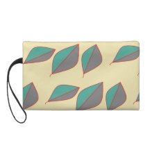 Beige abstrait de feuille sacs à main avec dragonne