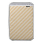 Beige and Tan Stripe Pattern. ipad sleeves