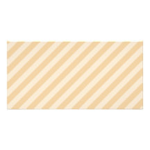 Beige and Tan Stripe Pattern. Personalized Photo Card