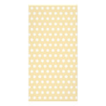 Beige and White Polka Dot Pattern. Spotty. Picture Card