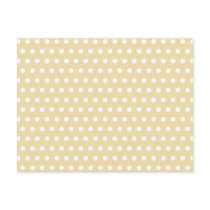 Beige and White Polka Dot Pattern. Spotty. Postcards