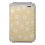 Beige Dot Pattern. ipad sleeves