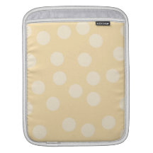 Beige Dot Pattern. Sleeves For iPads