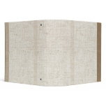Beige Linen Avery Binder