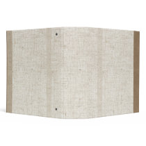 Beige Linen Avery Binder