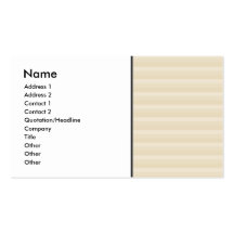 Beige Tan Colour Stripe Pattern. Business Cards